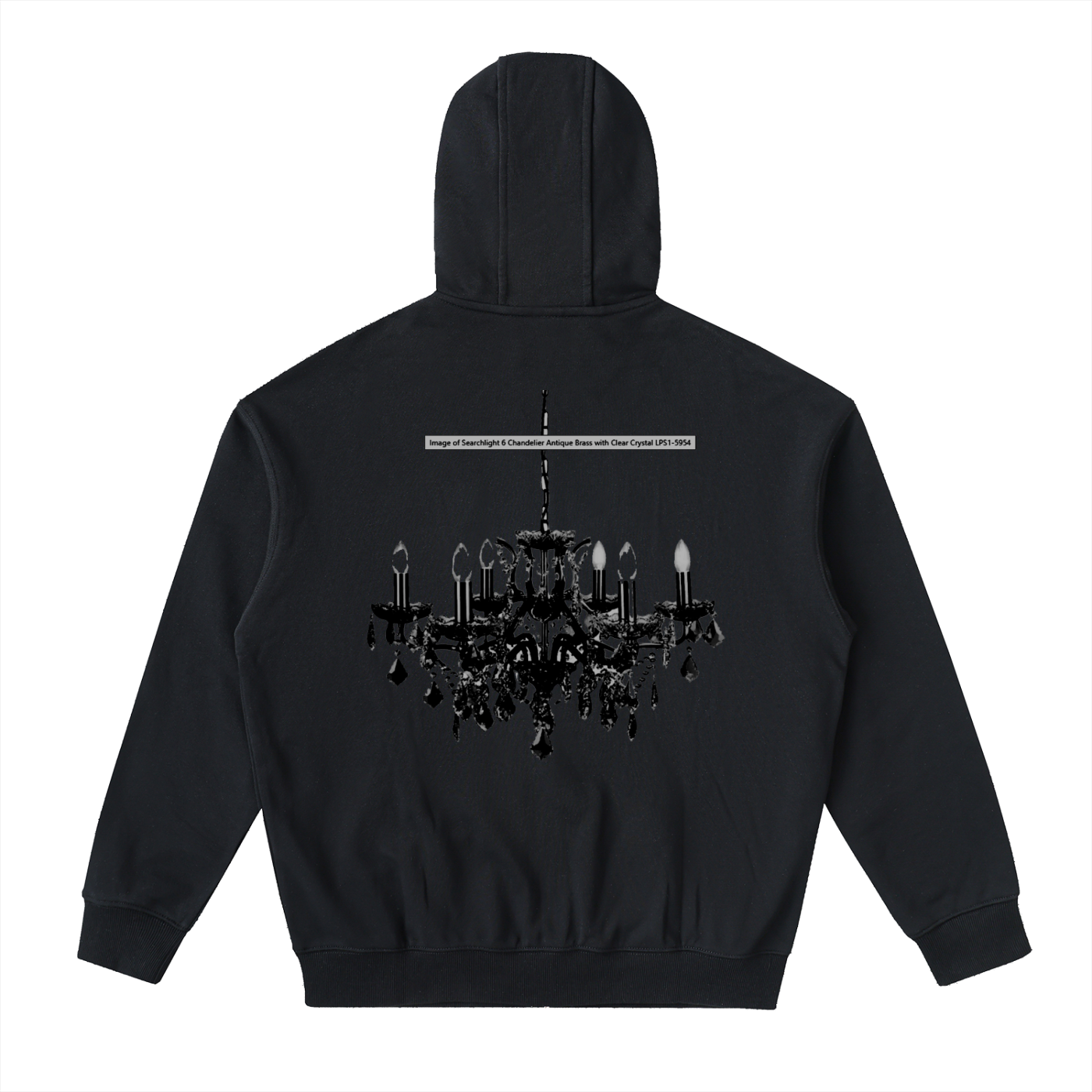 chandelier blackout zip hood